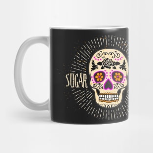 Bright Sugar Skull Mug